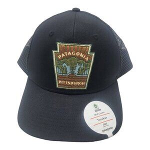 Patagonia Hat Unisex Adjustable Pittsburgh Snapback Trucker Mesh Gorpcore Trail